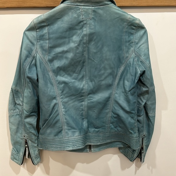 Plonge genuine leather distressed jacket - Picture 7 of 7